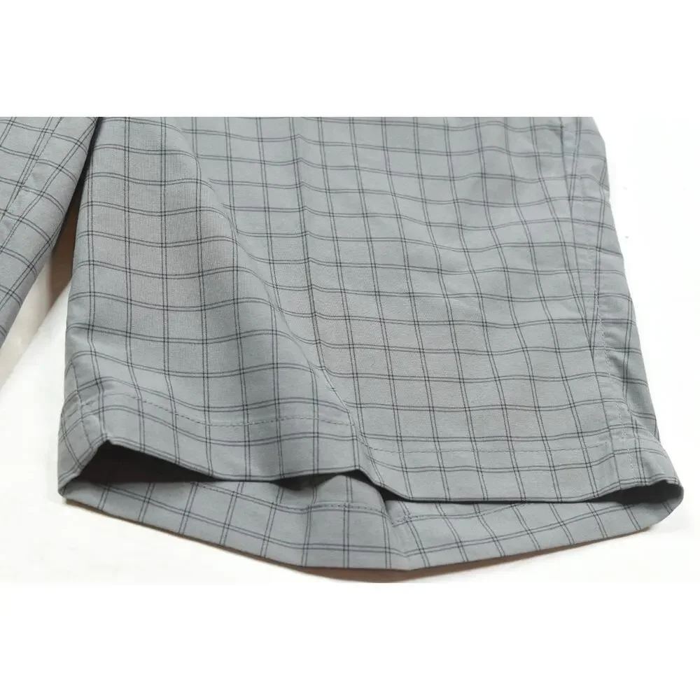 FootJoy Golf Shorts Mens 34 Gray Check 10
